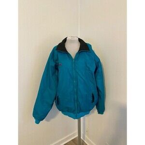 VTG 90s COLUMBIA Radial Sleeve Reversible Jacket Blue Black Mens XL Tall Ski